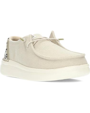 Zapatos de Mujer HEY DUDE ZAPATOS DUDE WENDY RISE LEO 40204 CREAM