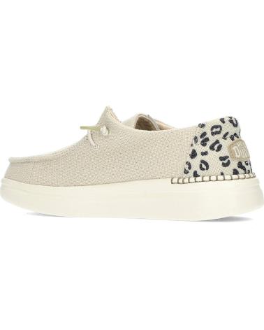 Zapatos de Mujer HEY DUDE ZAPATOS DUDE WENDY RISE LEO 40204 CREAM