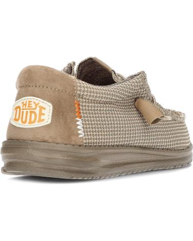 Zapatos de Hombre HEY DUDE ZAPATILLA DE LONA CON SUELA DE GOMA TAN