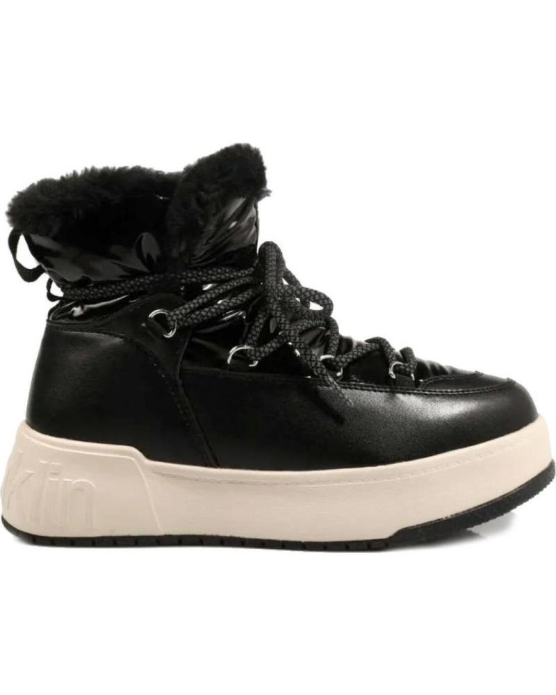 Botins de Mulher D FRANKLIN BOTINES PLANOS D FRANKLIN DFSH369001 NEGRO