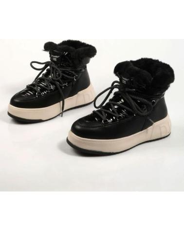 Botins de Mulher D FRANKLIN BOTINES PLANOS D FRANKLIN DFSH369001 NEGRO