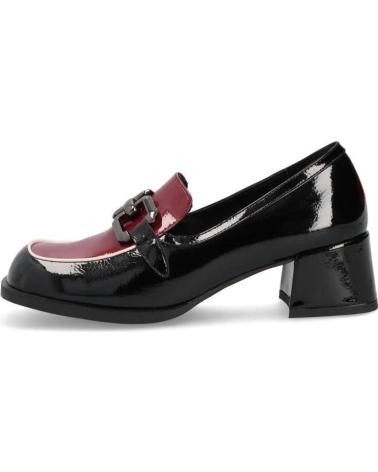 Zapatos de Mujer noa harmon MOCASIN CON TACON PARA MUJER 9581 NEGRO