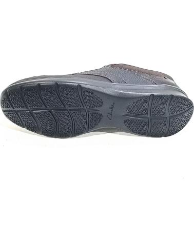 Man shoes CLARKS ZAPATO CASUAL DE PIEL CON CORDONERAS PLANTILLAS EXTRAIBLE BROWN