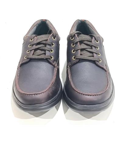 Man shoes CLARKS ZAPATO CASUAL DE PIEL CON CORDONERAS PLANTILLAS EXTRAIBLE BROWN