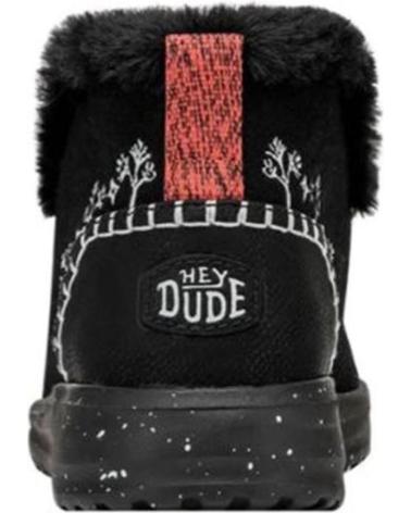 Botines de Mujer hey dude BOTINES MUJER MODELO DENNY FAUX SHEARLING COLOR NEGRO BLACK BLACK