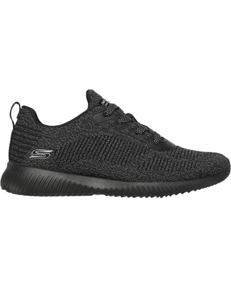 Sapatilhas de Mulher SKECHERS 117074-BBK BOBS SQUAD GHOST STAR BLACK