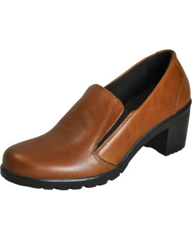 Zapatos de tacón de Mujer IMAC - MOCASIN CON TACON DE PLANTILLA EXTRAIBLE MUJER MOD COGNAC-BEIGE
