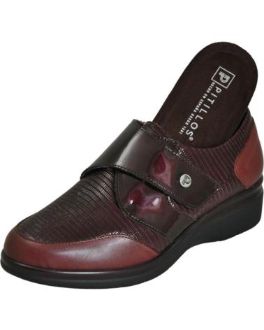 Sapatos de Mulher PITILLOS - 5314 BLUCHER DE PIEL PARA MUJER PLANTILLA EXTRAI BURDEOS
