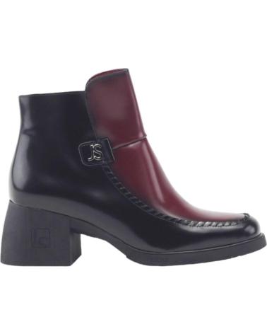 Botines de Mujer JOSE SAENZ BOTIN MOCASIN PIEL ANTIC NEGRO-ANTIC RIOJA