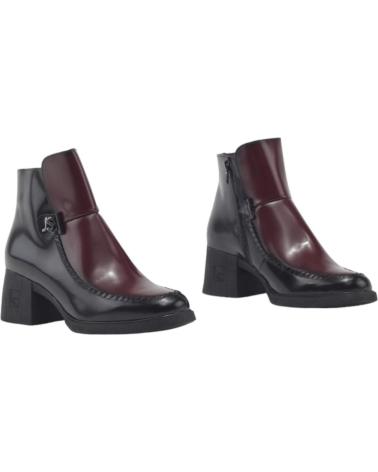 Botines de Mujer JOSE SAENZ BOTIN MOCASIN PIEL ANTIC NEGRO-ANTIC RIOJA