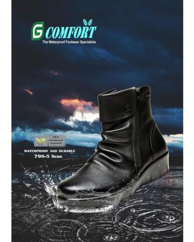 Botines de Mujer G COMFORT 798 PIEL NEGRA NEGRO