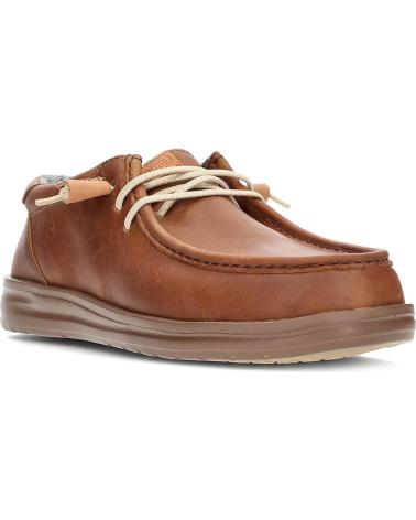 Zapatos de Hombre HEY DUDE ZAPATOS DUDE WALLY GRIP 40175 BROWN