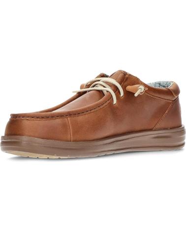 Zapatos de Hombre HEY DUDE ZAPATOS DUDE WALLY GRIP 40175 BROWN