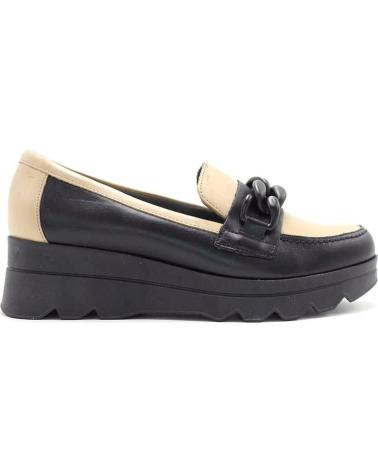 Mocassins pour Femme PITILLOS MOCASIN APLIQUE 5354 NEGRO - TAUPE