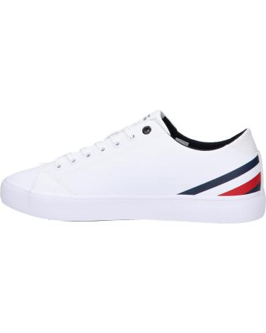 Sapatilhas de Homem TOMMY HILFIGER FM0FM04778 TH HI VULC CORE YBS WHITE