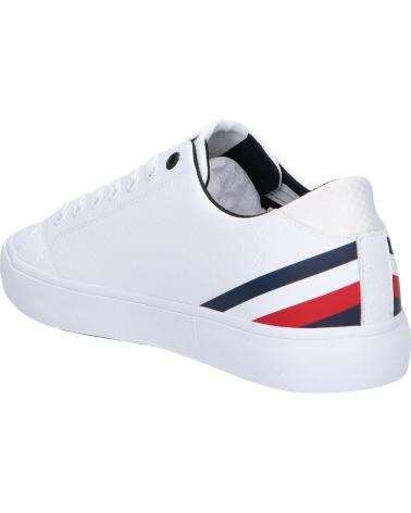 Sapatilhas de Homem TOMMY HILFIGER FM0FM04778 TH HI VULC CORE YBS WHITE