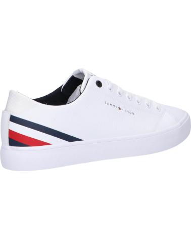 Sapatilhas de Homem TOMMY HILFIGER FM0FM04778 TH HI VULC CORE YBS WHITE