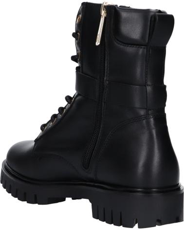 Botines de Mujer TOMMY HILFIGER FW0FW06734 BUCKLE LACE UP BDS BLACK