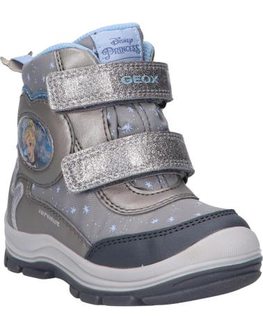 Stivali per Bambina GEOX B163WB 054FU B FLANFIL GIRL B ABX C1009 DK SILVER