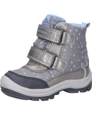 Stivali per Bambina GEOX B163WB 054FU B FLANFIL GIRL B ABX C1009 DK SILVER