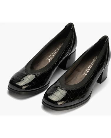 Zapatos de tacón de Mujer PITILLOS SALON 4 CM NEGRO