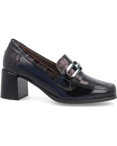Sapatos de salto de Mulher PITILLOS MOCASIN CON TACON PARA MUJER 5402 NEGRO