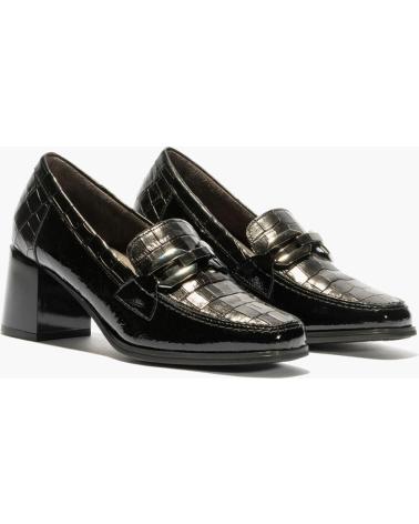 Sapatos de salto de Mulher PITILLOS MOCASIN CON TACON PARA MUJER 5402 NEGRO
