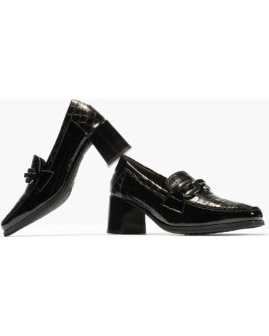 Sapatos de salto de Mulher PITILLOS MOCASIN CON TACON PARA MUJER 5402 NEGRO