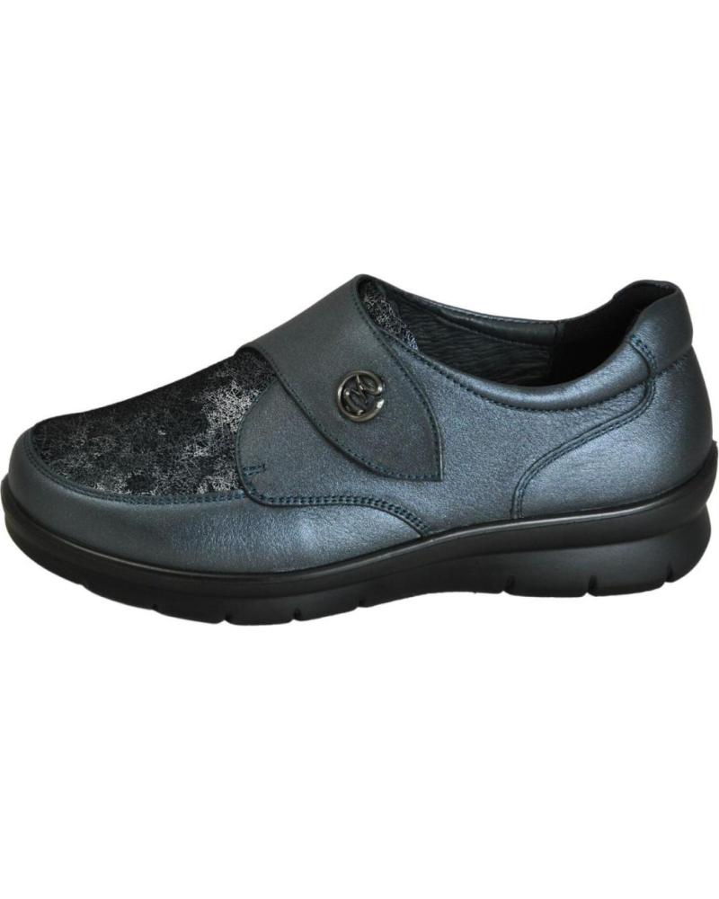 Zapatos de Mujer G COMFORT G CONFORT- ZAPATO VELCRO PARA MUJER HORMA ANCHA PLANTILLA BLUE