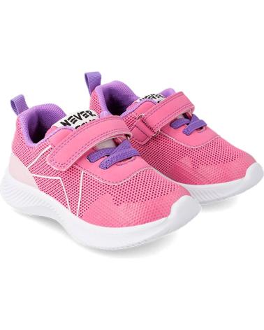 Zapatillas deporte de Niña garvalin DEPORTIVA LIGERA ESTRELLA 231800 VEGAN FUCSIA