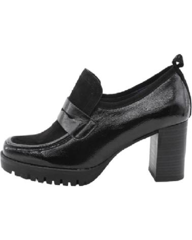 Zapatos de Mujer DORKING ZAPATOS PIEL NEGROS TACON NAPLAK CAL NEGRO