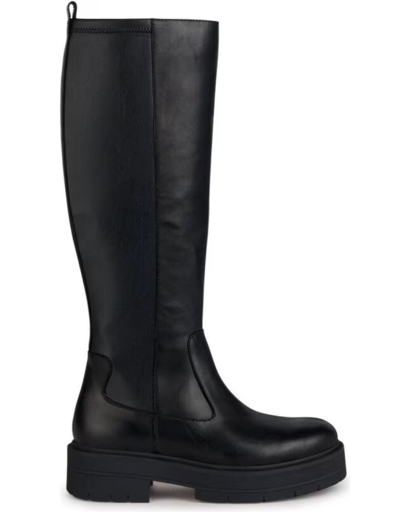 BOTAS ALTAS DE MUJER GEOX SPHERICA EC7 D36VDF 043BC C9999 BLACK C9999BLACK