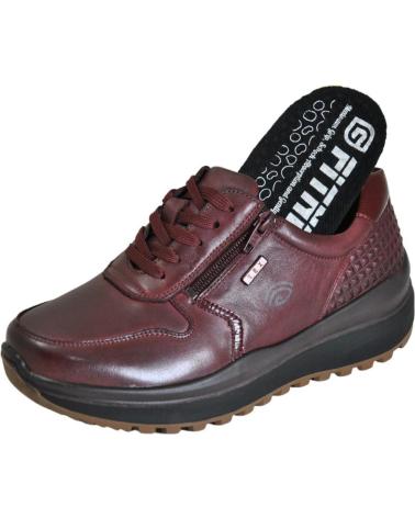 Zapatos de Mujer G COMFORT G CONFORT- ZAPATO ESTILO DEPORTIVO PARA MUJER CREMALLERA L BURGUNDY