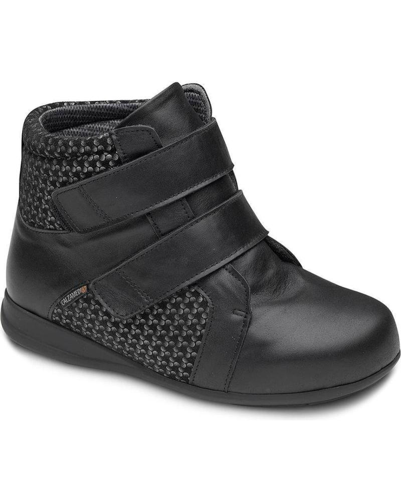 Botines de Mujer CALZAMEDI BOTA ORTOPEDICA ESPECIAL DIABETICO 0796 W BLACK