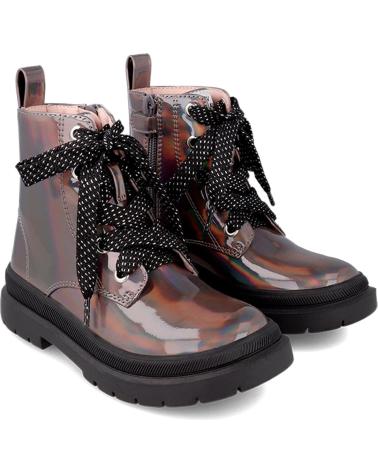 Stivaletti per Bambina GARVALIN BOTINES METALIZADO 231561-A PLATA