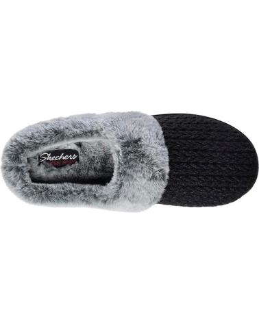 Woman House slipers SKECHERS ZAPATILLAS DE CASA 167225 NEGRO