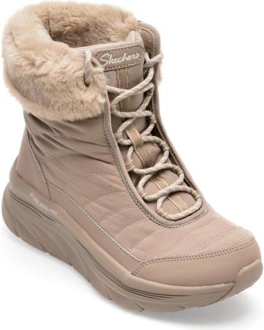 Stivaletti-De-Mujer-SKECHERS-BOTINES-PLANOS-167388-TAUPE-MARRóN