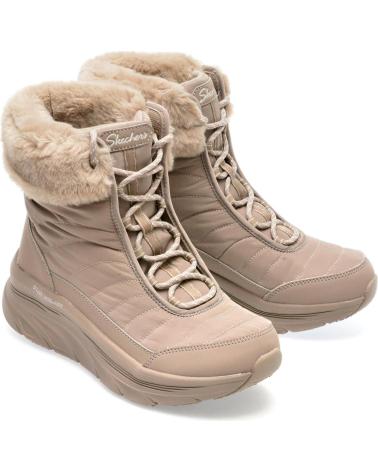 Stivaletti-De-Mujer-SKECHERS-BOTINES-PLANOS-167388-TAUPE-MARRóN