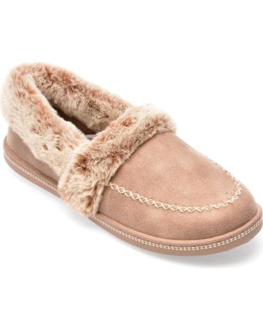 Hausschuhe-De-Mujer-SKECHERS-ZAPATILLAS-DE-CASA-167622-TAUPE-MARRóN