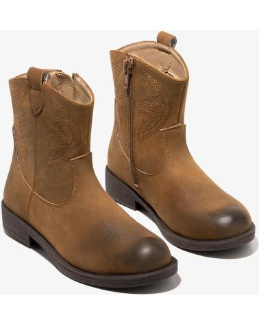 Stivali-De-Niña-CONGUITOS-BOTAS-ESTILO-COWBOY-TAN