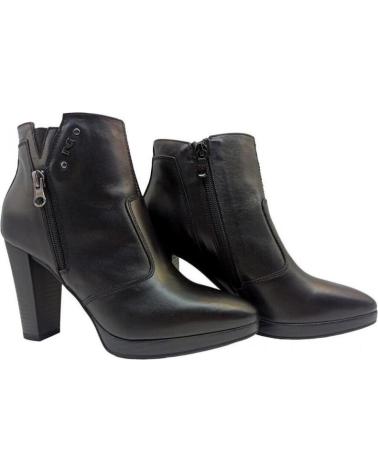 Stivaletti per Donna NERO GIARDINI BOTIN VESTIR DE PIEL CON TACON NEGRO