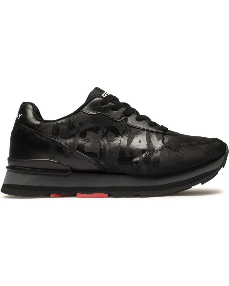 Zapatillas deporte de Hombre REPLAY ARTHUR LOGO RS680079T NEGRO