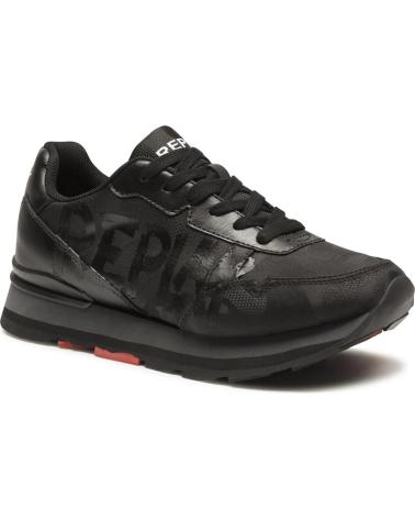 Zapatillas deporte de Hombre REPLAY ARTHUR LOGO RS680079T NEGRO