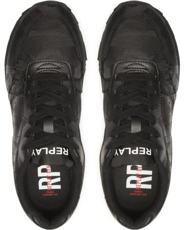 Zapatillas deporte de Hombre REPLAY ARTHUR LOGO RS680079T NEGRO