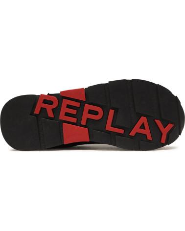 Zapatillas deporte de Hombre REPLAY ARTHUR LOGO RS680079T NEGRO