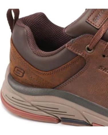 SKECHERS RELAXED FIT BENAGO TRENO ZAPATILLAS DE DEPORTE MARRÓN 66204 CDB