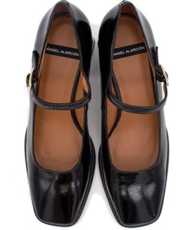Zapatos de tacón de Mujer ANGEL ALARCON VENICE 23531-507N NEGRO