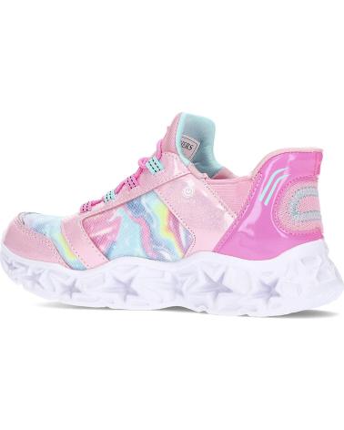 Deportivas de Niña SKECHERS DEPORTIVA CON LUZ GALAXY LIGHTS 303707L PINKRAINBOW