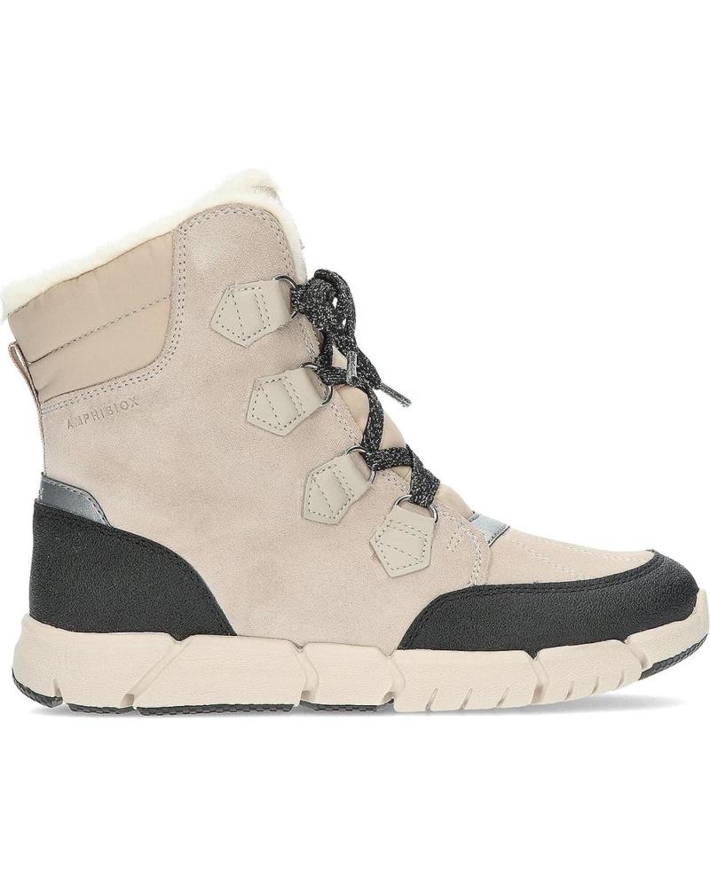 girl boots GEOX BOTAS J16APA BEIGE