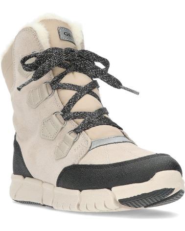 girl boots GEOX BOTAS J16APA BEIGE